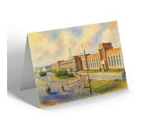 GREETING CARD - New Factory Estate, Bath Road, Slough - Vintage Art Style
