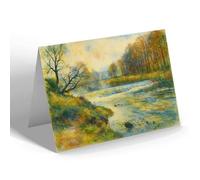 GREETING CARD - On the Irvine, Kilmarnock (a) - Vintage Art Style
