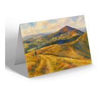 GREETING CARD - On the Malvern Hills, Malvern - Vintage Art Style