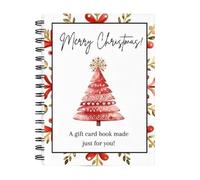 Greeting Card Organizer Book 21x14cm Funny Christmas Tree Spiral Bound