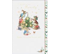 Greeting Card Peter Rabbit To All The Family Xmas Tree Christmas Card Xmas 690567