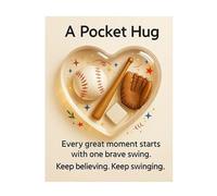 Greeting Card - Pocket Size Heart Keepsake | Touching Text Mini Message | Portable Sentimental Gift | For Friends Couple Parents Colleagues Birthday Wedding Party