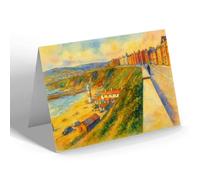 GREETING CARD - Port Erin (f) - Vintage Art Style