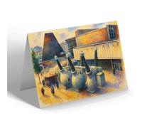 GREETING CARD - Power & Production, South Bank Exhibition - Vintage Art Style