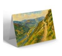 GREETING CARD - Precipice Walk, Dolgelley (b) - Vintage Art Style