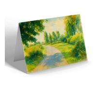 GREETING CARD - Ridgeway Park, Chingford - Vintage Art Style