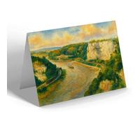 GREETING CARD - River Avon & Portway, Bristol - Vintage Art Style