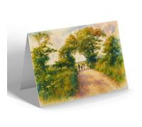 GREETING CARD - Road to the Beach, Tan-y-Morfa (b) - Vintage Art Style