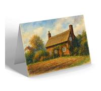 GREETING CARD - Rose Cottage, St Michaels - Vintage Art Style