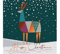 Greeting Card Snowfall Luxury Hand-Finished Christmas Single Xmas Cards XLSB041S