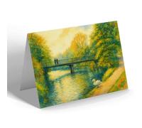 GREETING CARD - Southport. Botanic Gardens (a) - Vintage Art Style