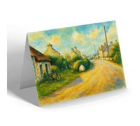 GREETING CARD - Springfield Road, Portavogie (a) - Vintage Art Style