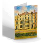 GREETING CARD - St Kilda Hotel, Llandudno - Vintage Art Style