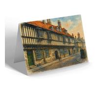 GREETING CARD - St William's College, York - Vintage Art Style