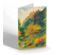 GREETING CARD - Stirling Castle from Back Walk - Vintage Art Style