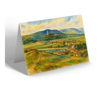 GREETING CARD - Stirling. View from Gowan Hill - Vintage Art Style