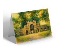 GREETING CARD - The Archway in the Walks, King's Lynn - Vintage Art Style