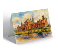 GREETING CARD - The Art Galleries, Glasgow (c) - Vintage Art Style