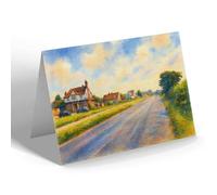 GREETING CARD - The Blue Anchor & Duke's Head, Tadworth - Vintage Art Style