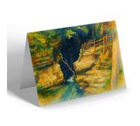 GREETING CARD - The Devil's Punchbowl - Vintage Art Style