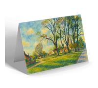 GREETING CARD - The Five Elms, The Green, Stone - Vintage Art Style