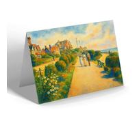 GREETING CARD - The Gardens, Felixstowe - Vintage Art Style