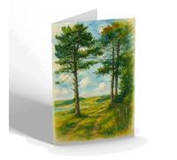 GREETING CARD - The Golf Links, Worthing - Vintage Art Style