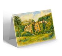 GREETING CARD - The Hermitage, Whitwell - Vintage Art Style