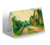 GREETING CARD - The House, The Hermitage, Caton - Vintage Art Style