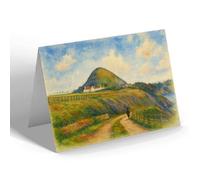 GREETING CARD - The Law, North Berwick - Vintage Art Style