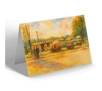 GREETING CARD - The Log Cabin, Billing Aquadrome - Vintage Art Style