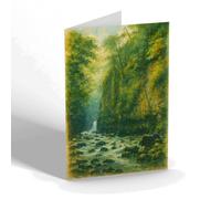 GREETING CARD - The Lovers' Leap, Buxton - Vintage Art Style