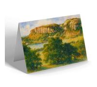 GREETING CARD - The Maiden's Leap, Llanddulas (b) - Vintage Art Style