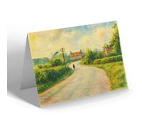 GREETING CARD - The Old Parish House, Biddenden - Vintage Art Style