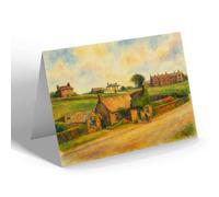 GREETING CARD - The Old Toll House, Dundee Road, Arbroath - Vintage Art Style