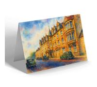 GREETING CARD - The Palace Hotel, Grantown-on-Spey - Vintage Art Style