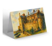 GREETING CARD - The Palace Stirling Castle - Vintage Art Style