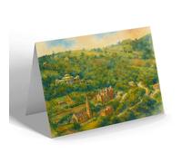 GREETING CARD - The Pavilion & Royal Hotel, Matlock-Bath - Vintage Art Style
