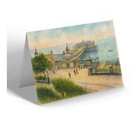 GREETING CARD - The Pier, Southend-on-Sea (d) - Vintage Art Style