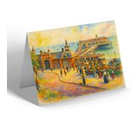 GREETING CARD - The Pier, Southend - Vintage Art Style