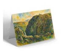 GREETING CARD - The Precipice, Ben Nevis, Fort William - Vintage Art Style