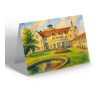 GREETING CARD - The Prestwick Airport Hotel - Vintage Art Style