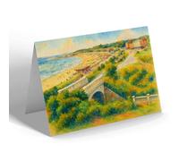 GREETING CARD - The Promenade, Barry Island (g) - Vintage Art Style
