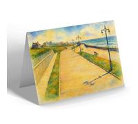 GREETING CARD - The Promenade, Little Bispham - Vintage Art Style