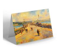 GREETING CARD - The Promenade, Paignton - Vintage Art Style