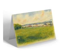 GREETING CARD - The Quadrant, North Berwick - Vintage Art Style