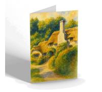 GREETING CARD - The Rest, Selworthy (a) - Vintage Art Style