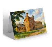 GREETING CARD - The Retreat, Farnham Castle - Vintage Art Style