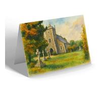 GREETING CARD - The Roman Catholic Church, Effingham - Vintage Art Style