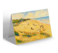 GREETING CARD - The Sands, Chapel Point - Vintage Art Style